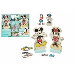 Образовательный набор Mickey & Minnie, деревянный, магнитный, 54 предмета цена и информация | Игрушки для малышей | pigu.lt