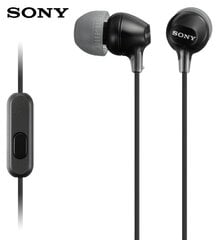 Sony MDR-EX15 Black цена и информация | Наушники | pigu.lt