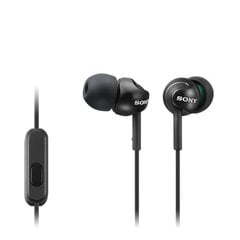 Sony проводные наушники MDR-EX110AP, черные цена и информация | Наушники | pigu.lt