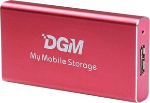 DGM My Mobile Storage MMS512RD kaina ir informacija | Išoriniai kietieji diskai (SSD, HDD) | pigu.lt