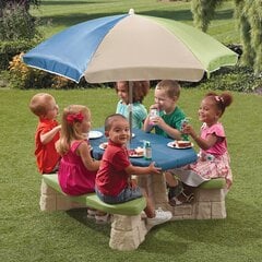 Стол для пикника с зонтом Step2 цена и информация | Комплекты для детской комнаты | pigu.lt