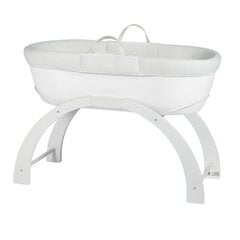 Кроватка с основанием Shnuggle Moses Basket Dreami, белая цена и информация | Детские кроватки | pigu.lt