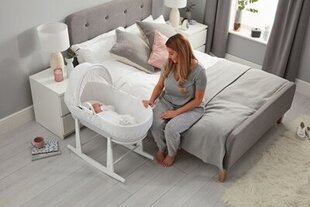 Корзина Shnuggle Moses basket, белая цена и информация | Манежи для детей | pigu.lt