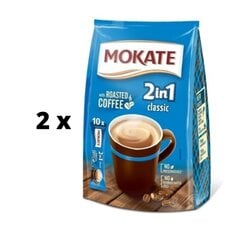 Кофейный напиток МОКАТЭ 2в1 Классик, в пакете, 10 х 14г х 2 шт. упаковка цена и информация | Кофе, какао | pigu.lt