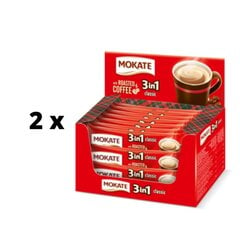 Кофейный напиток MOKATE 3in1 Classic, в коробке, 24 х 17г х 2 шт. упаковка цена и информация | Кофе, какао | pigu.lt