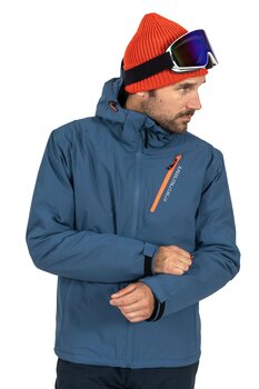 Five Seasons slidinėjimo striukė vyrams LANZADA, tamsiai mėlyna kaina ir informacija | Vyriškа slidinėjimo apranga | pigu.lt