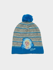 Kepurė mergaitėms Frozen, mėlyna kaina ir informacija | Kepurės, pirštinės, šalikai mergaitėms | pigu.lt