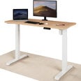 Регулируемый по высоте стол Desktronic с электроприводом, с разъемами USB A и C, 120x60 см