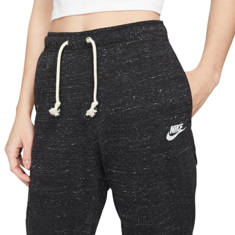 Moteriškos kelnės Nike Nsw Gym Vntg Easy Pants DM6390 010, juodai pilkos kaina ir informacija | Sportinė apranga moterims | pigu.lt