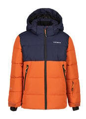 Зимняя куртка Icepeak для детей LOUIN JR, оранжевый/темно-синий цвет цена и информация | Зимняя одежда для детей | pigu.lt