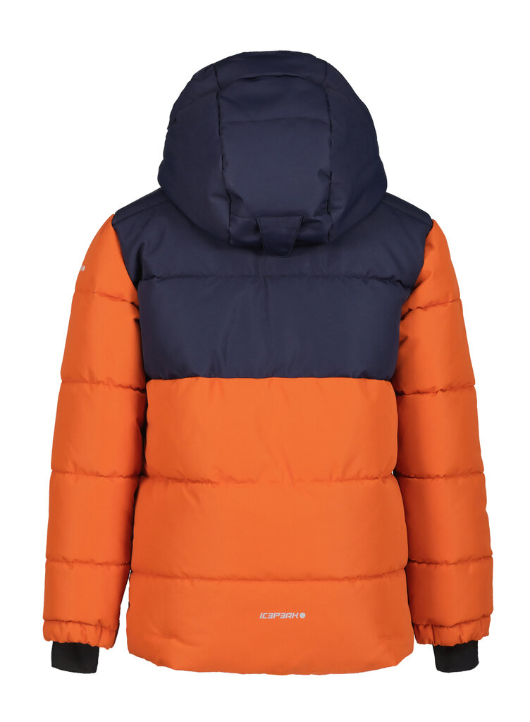 Icepeak žieminė striukė vaikams LOUIN JR, oranžinė/tamsiai mėlyna kaina ir informacija | Žiemos drabužiai vaikams | pigu.lt