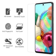 Закаленное стекло 9H / Tempered Glass, высокого качества, толщина 0,3, 100% чувствительное к касанию, олеофобное покрытие, защита дисплея, закругленные края, просто установить - SAM Galaxy A03s цена и информация | Google Pixel 3a - 3mk FlexibleGlass Lite™ защитная пленка для экрана | pigu.lt