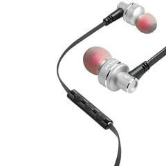 AWEI słuchawki stereo ES-10TY 3,5mm jack szary|grey цена и информация | Наушники | pigu.lt