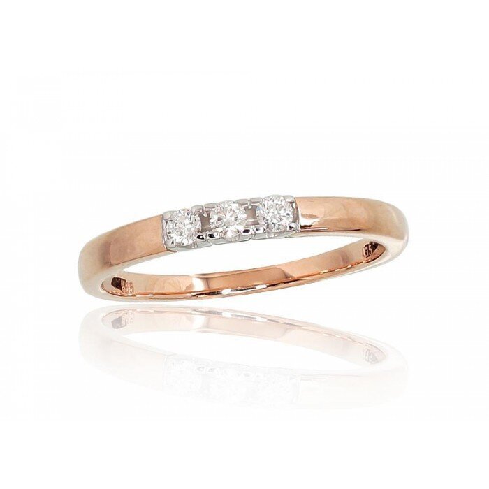 Auksinis žiedas su deimantais moterims Diamond Sky Tokyo L 4752263022652 kaina ir informacija | Žiedai | pigu.lt