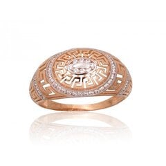 Auksinis žiedas moterims Diamond Sky Greek Motifs XI 4752263024007 kaina ir informacija | Žiedai | pigu.lt