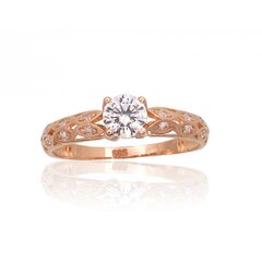 Auksinis žiedas moterims Diamond Sky Juno Gold XXXV 4752263023895 kaina ir informacija | Žiedai | pigu.lt