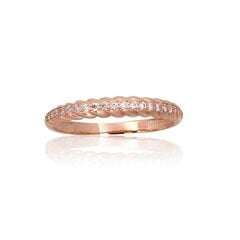 Золотое кольцо "Хрустальный Горизонт VIII" из красного золота 585 пробы 4752263023109 цена и информация | Кольцо | pigu.lt