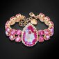 Apyrankė moterims Diamond Sky Celestial Drop II Lotus Pink DeLite su Swarovski karoliukais DS00B456 kaina ir informacija | Apyrankės moterims | pigu.lt