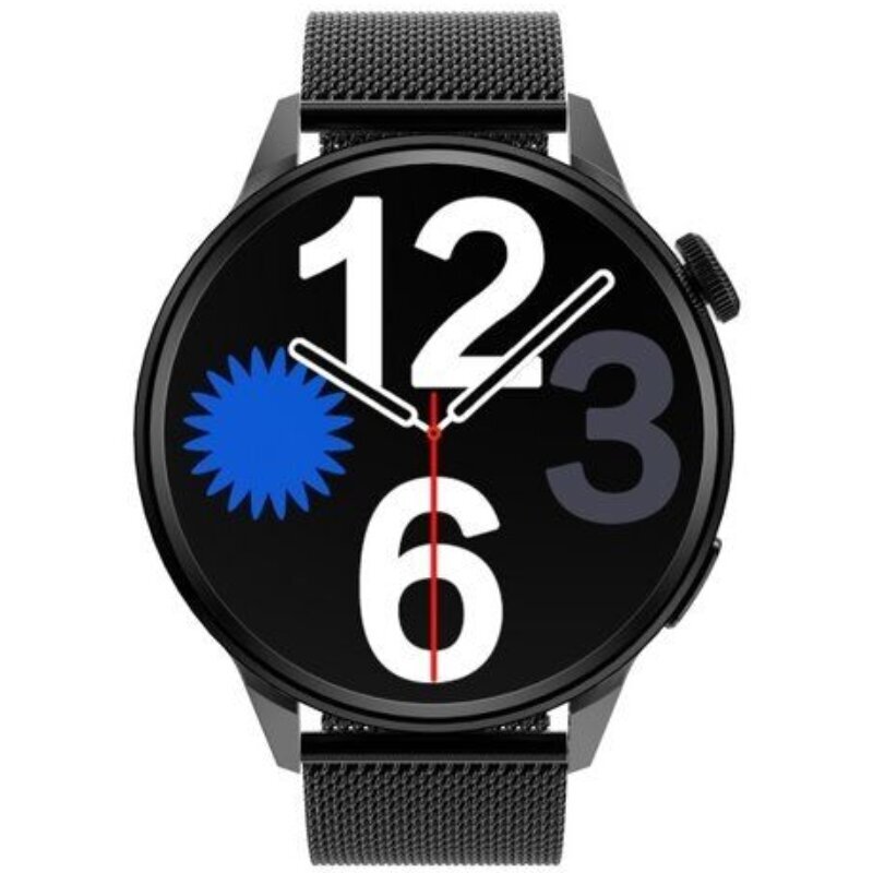 DT4 Steel Black цена и информация | Išmanieji laikrodžiai (smartwatch) | pigu.lt