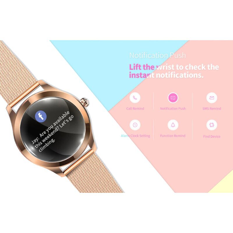 KW10C Black kaina ir informacija | Išmanieji laikrodžiai (smartwatch) | pigu.lt