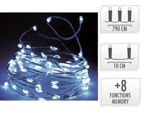 LED girlianda SILVER CW-80 kaina ir informacija | Girliandos | pigu.lt