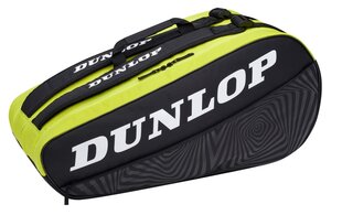 Krepšys Dunlop SX CLUB 10 rakečių black/yellow kaina ir informacija | Lauko teniso prekės | pigu.lt