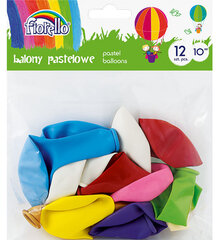 Воздушные шары Fiorello, разные пастельные тона, 12 шт цена и информация | Шарики | pigu.lt