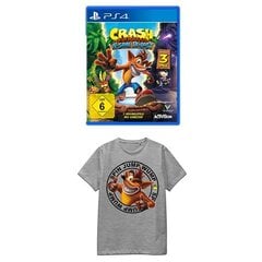 Crash Bandicoot N.Sane Trilogy PlayStation 4 +Crash Bandicoot marškinėliai su logotipu L kaina ir informacija | Kompiuteriniai žaidimai | pigu.lt