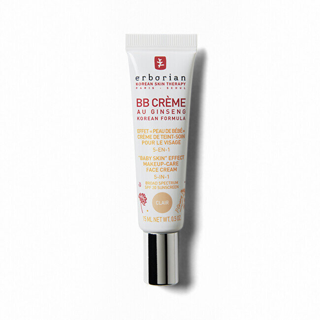 BB veido kremas Erborian Foundation BB Cream AU Ginseng Original Clair, 15ml цена и информация | Veido kremai | pigu.lt