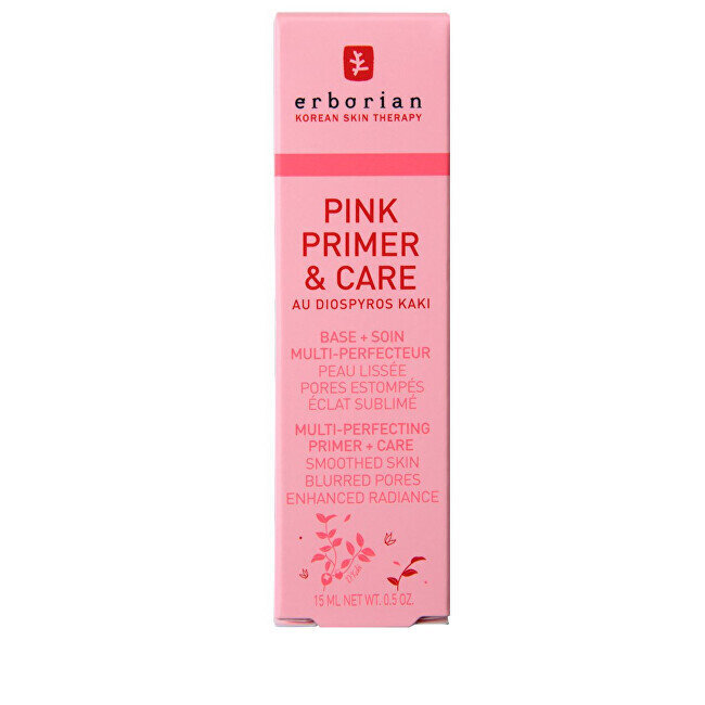 Makiažo bazė Erborian Pink Primer and Care Radiance Foundation, 15ml kaina ir informacija | Makiažo pagrindai, pudros | pigu.lt