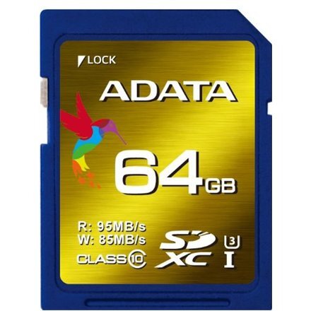 ADATA ASDX64GUI3CL10-R kaina ir informacija | Atminties kortelės fotoaparatams, kameroms | pigu.lt