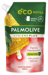 Skysto muilo papildymas Palmolive Hygiene Plus Red liquid soap refill, 500 ml kaina ir informacija | Muilai | pigu.lt