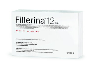 Odos priežiūra užpildanti raukšles Fillerina Densifying Filler Grade 4, 2x30 ml цена и информация | Кремы для лица | pigu.lt