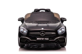 Vienvietis elektromobilis Mercedes SL65, juodas kaina ir informacija | Elektromobiliai vaikams | pigu.lt