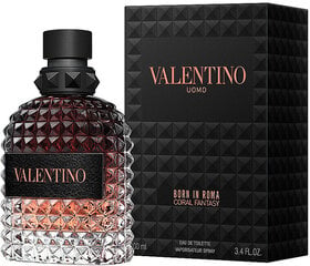 Tualetinis vanduo Valentino Uomo Born In Roma Coral Fantasy EDT vyrams, 100 ml kaina ir informacija | Valentino Kvepalai, kosmetika | pigu.lt