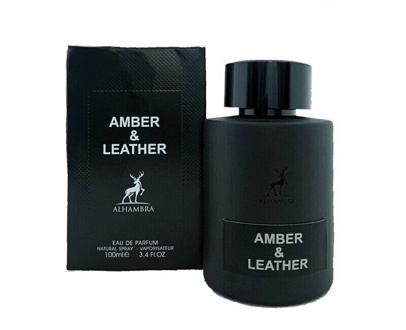 Kvapusis vanduo Amber & Leather Alhambra/Lattafa EDP vyrams, 100 ml kaina ir informacija | Kvepalai vyrams | pigu.lt