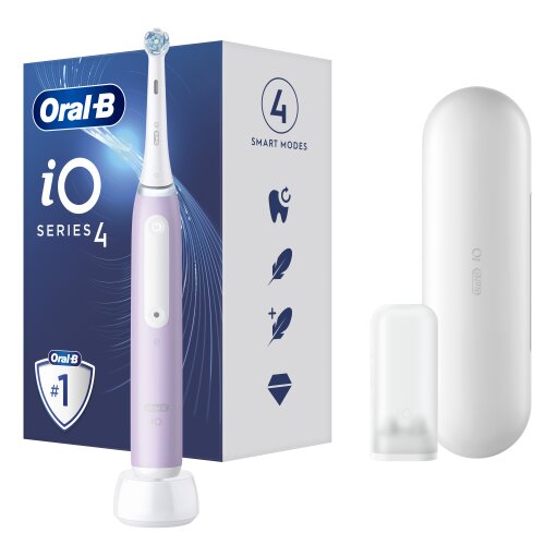 Oral-B iO4 Series Lavender kaina ir informacija | Elektriniai dantų šepetėliai | pigu.lt