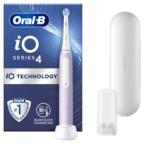 Oral-B iO4 Series Lavender цена и информация | Elektriniai dantų šepetėliai | pigu.lt