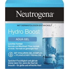 Drėkinantis veido gelis Neutrogena Hydro Boost Water Gel, 50 ml цена и информация | Кремы для лица | pigu.lt
