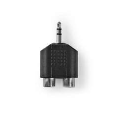 Nedis adapteris 3,5mm antgalis - 2xRCA lizdas цена и информация | Кабели и провода | pigu.lt