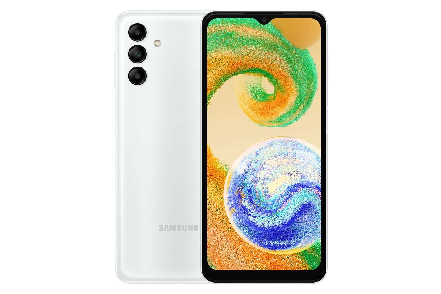 Samsung Galaxy A04s 3/32GB SM-A047FZWUEUE White kaina ir informacija | Mobilieji telefonai | pigu.lt