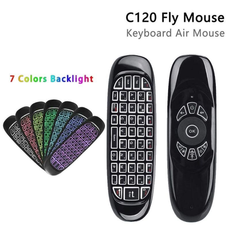 C120 Air Mouse kaina ir informacija | Išmaniųjų (Smart TV) ir televizorių priedai | pigu.lt