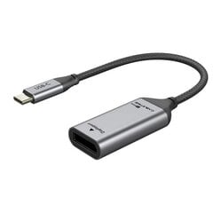 Adapteris USB-C (M) - DisplayPort (F), 4K/60Hz, su paauksuotomis jungtimis kaina ir informacija | Adapteriai, USB šakotuvai | pigu.lt