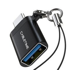 OTG adapteris USB 3.0 Type-C (M) - USB Type-A (F) kaina ir informacija | Adapteriai, USB šakotuvai | pigu.lt