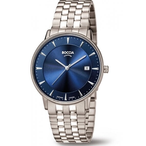 Laikrodis Boccia Titanium 3607-03 kaina ir informacija | Vyriški laikrodžiai | pigu.lt