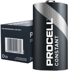 Duracell elementai Procell Constant Power LR20, 10 vnt kaina ir informacija | Elementai | pigu.lt