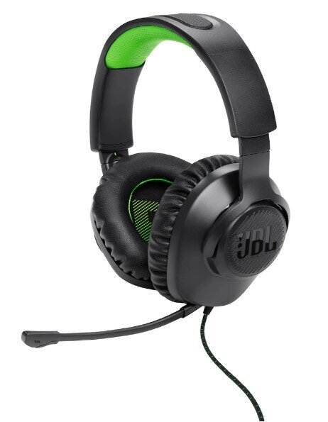 JBL Quantum 100X JBLQ100XBLKGRN kaina ir informacija | Ausinės | pigu.lt