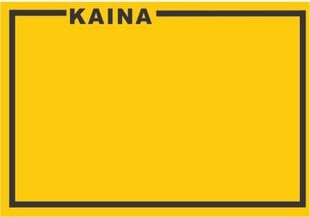 Lipnios etiketės su užrašu KAINA, 25x36mm, oranžinės sp. kaina ir informacija | Kanceliarinės prekės | pigu.lt
