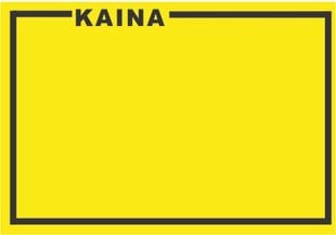 Lipnios etiketės su užrašu KAINA, 25x36mm, geltonos sp. kaina ir informacija | Kanceliarinės prekės | pigu.lt