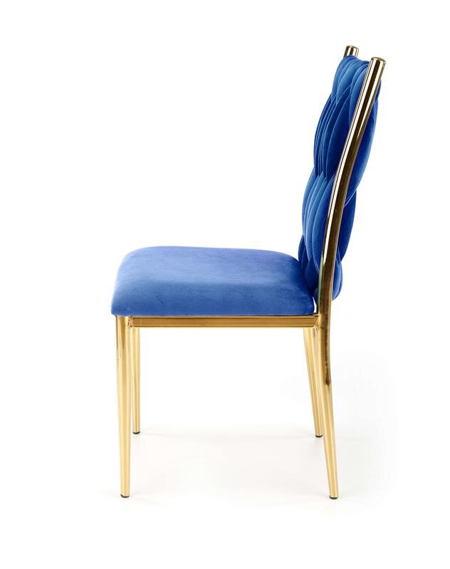 2-jų kėdžių komplektas Halmar K436, mėlynas цена и информация | Virtuvės ir valgomojo kėdės | pigu.lt